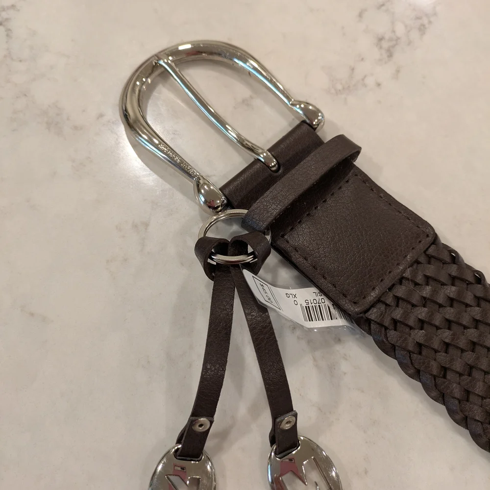 Michael Kors Braided Brown Belt 50